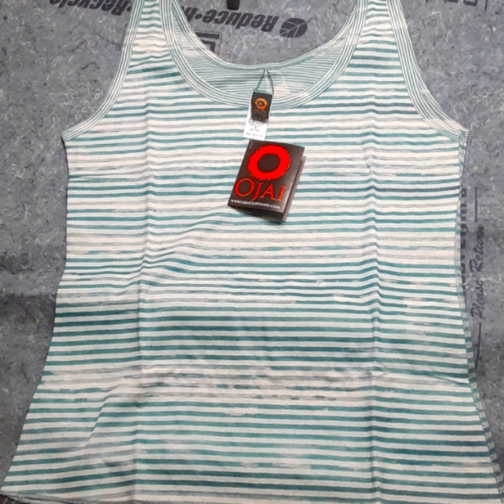 Ojai striped tank top